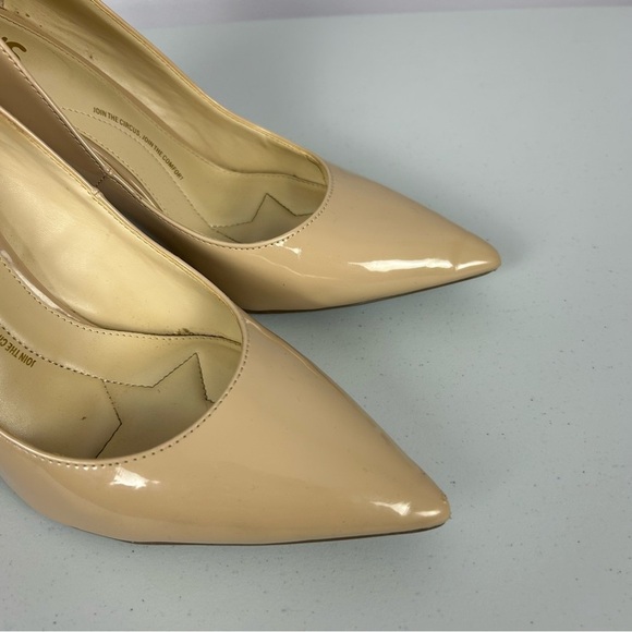 Circus by Sam Edelman Nude Patent Leather Heels Size 9 - Picture 3 of 11